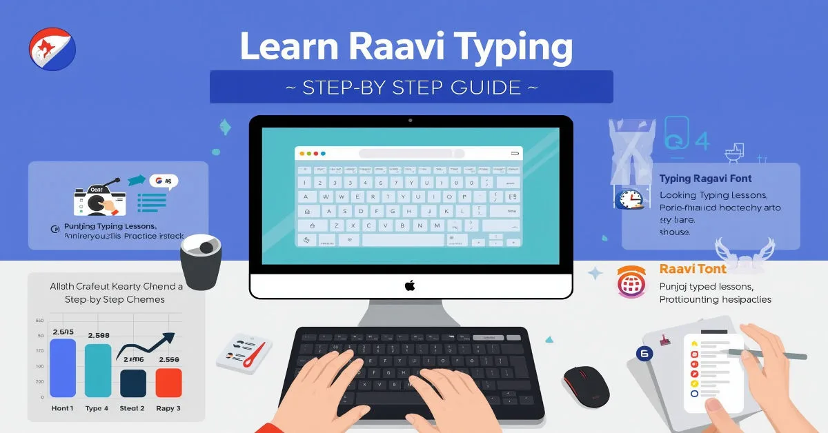 Raavi Keyboard Layout – Punjabi Typing Practice Chart